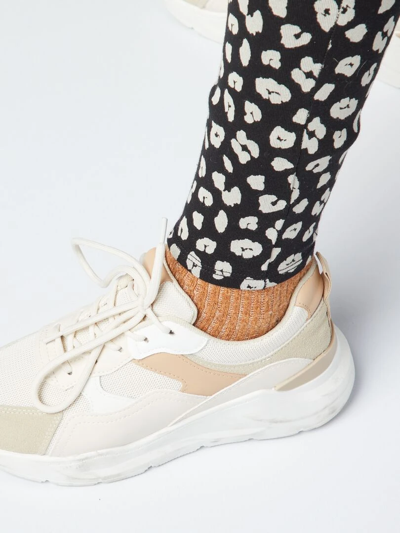 Legging long grossesse   Noir/blanc