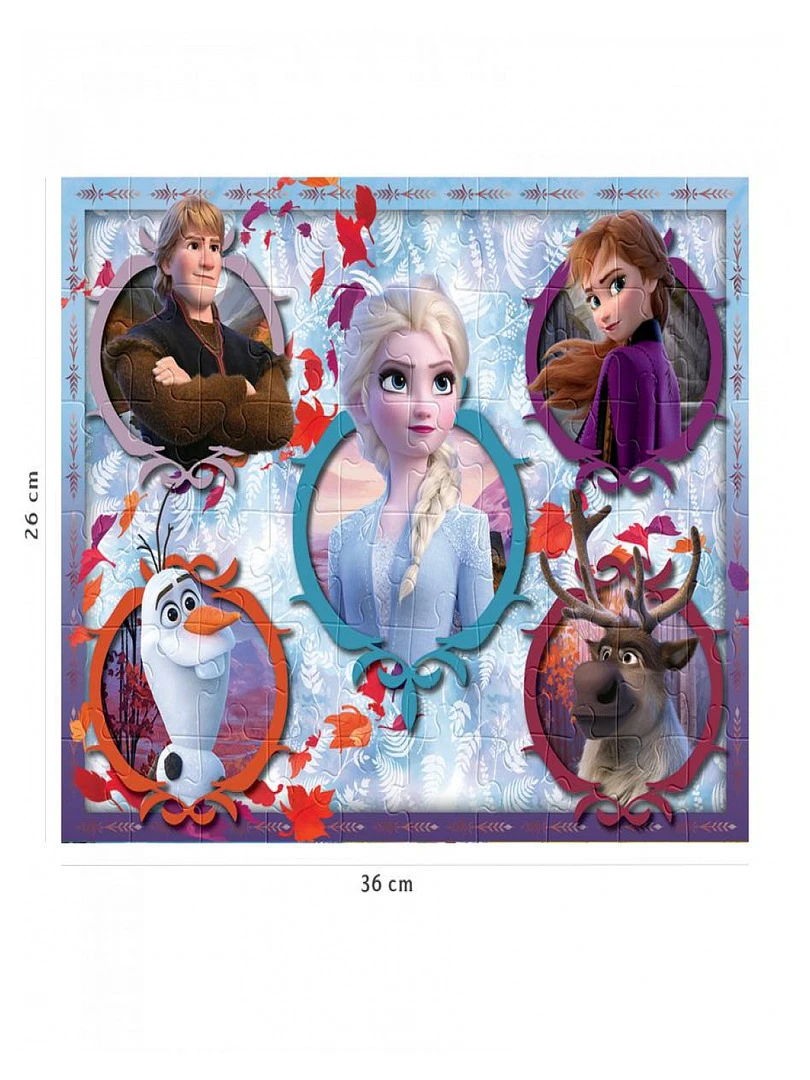 Puzzle 60 P Unis Pour La Vie  Disney La Reine Des Neiges 2   N/A