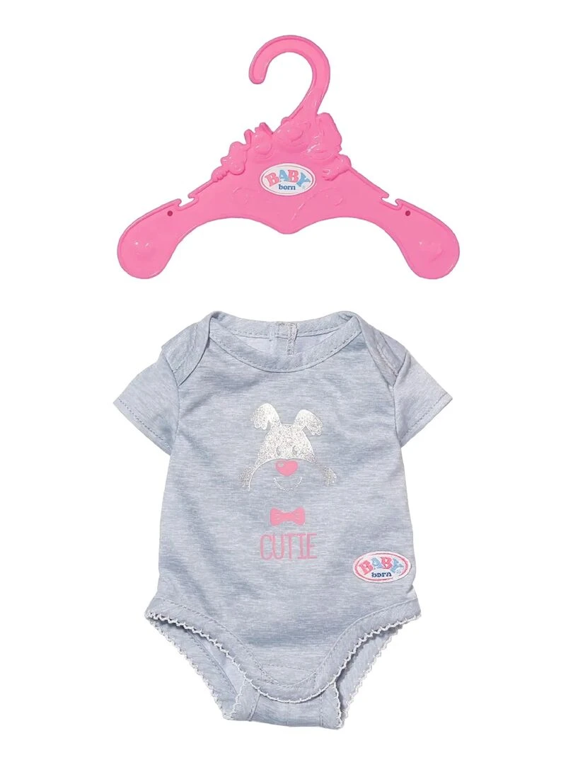 Baby Born Vêtements pour poupée 43 cm Body gris N/A