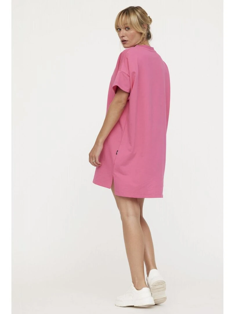 Lee Cooper   Robe manches courtes coton  LOLIK   Rose