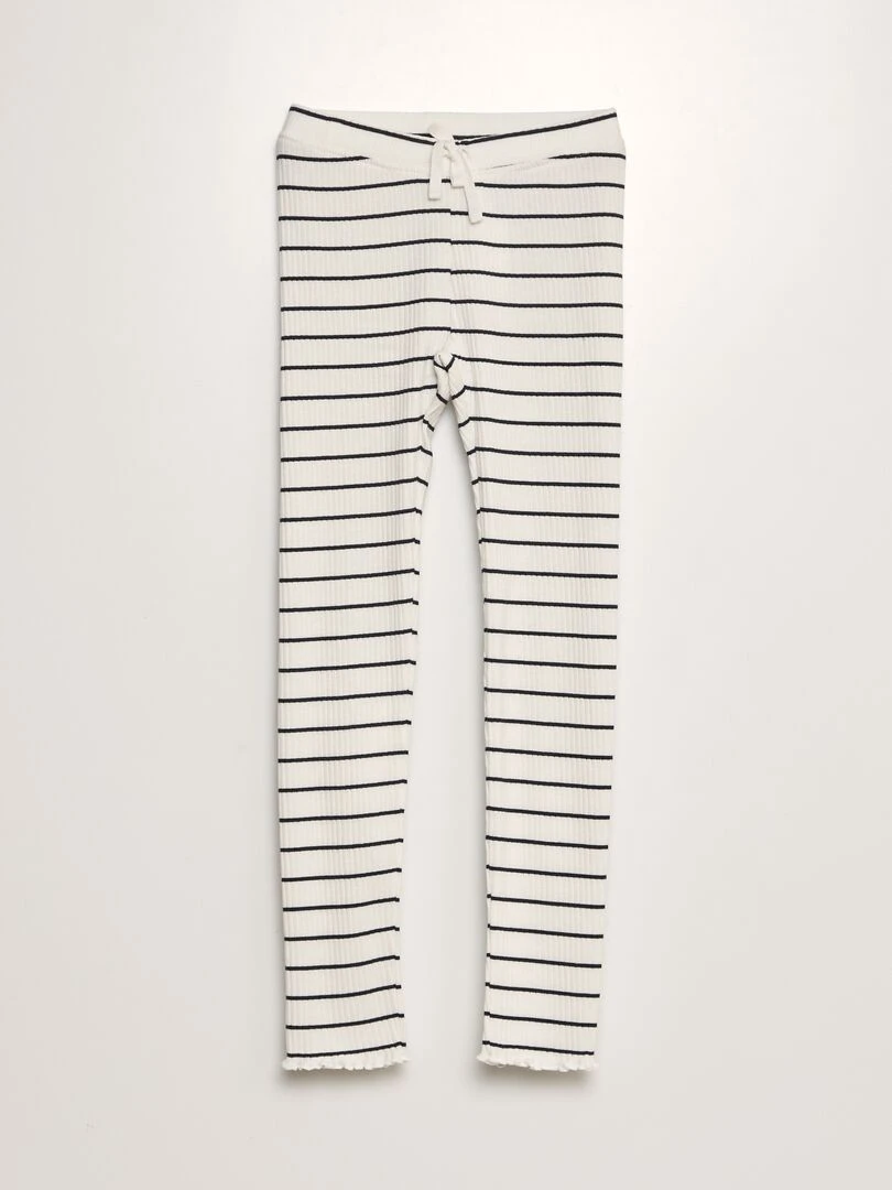 Legging côtelé Beige