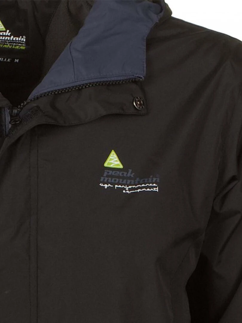 Coupe vent homme CAJIKFL1   PEAK MOUNTAIN   Noir Noir