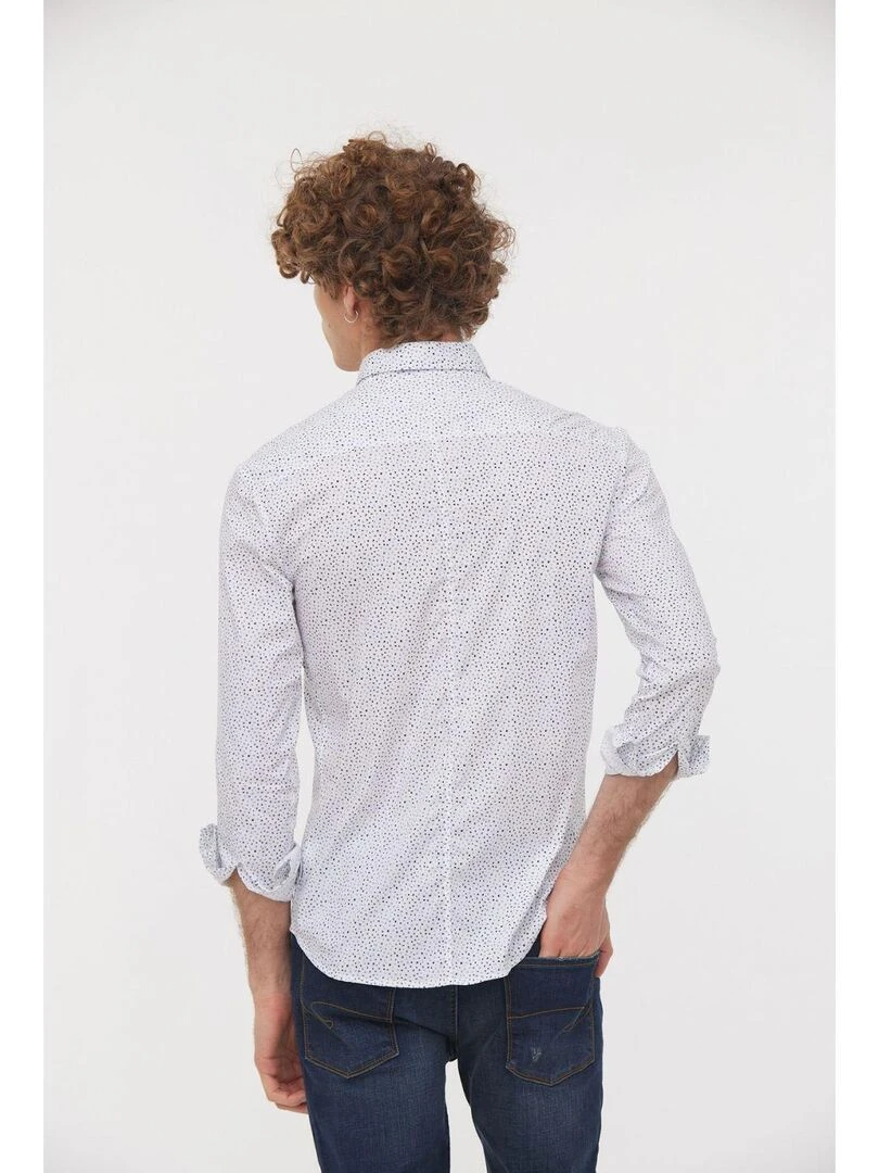 Lee Cooper   Chemise manches longues coton regular DOKIN   Blanc
