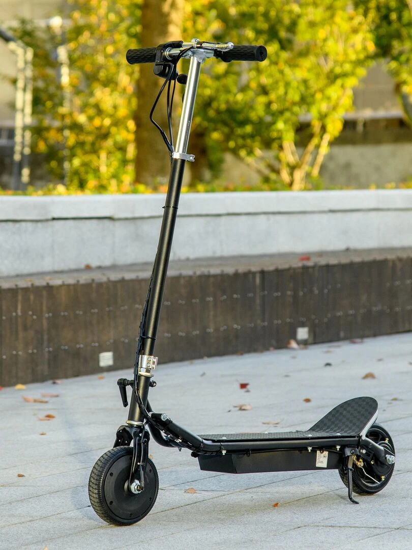 Trottinette électrique enfant pliable réglable 150 W noir   Noir