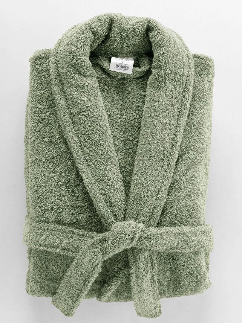 Peignoir Col Chale Collection Tendre bain Vert