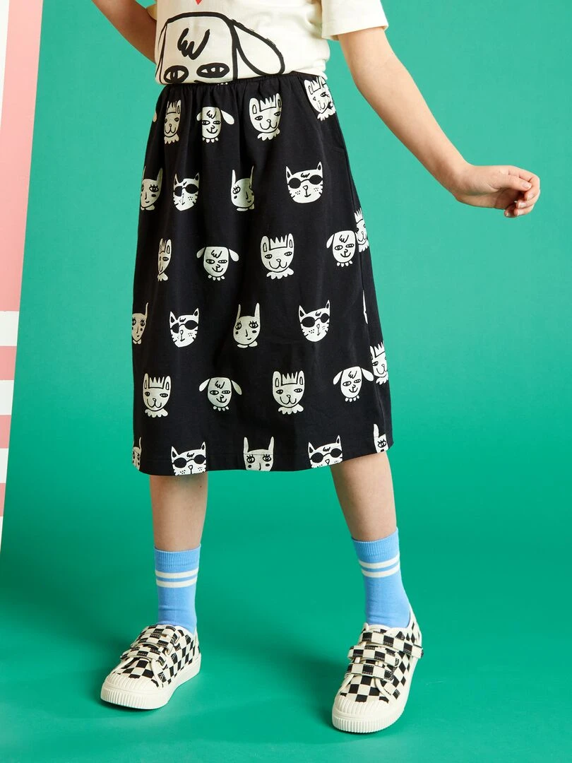 Jupe patineuse X Little Bad Wolf Noir