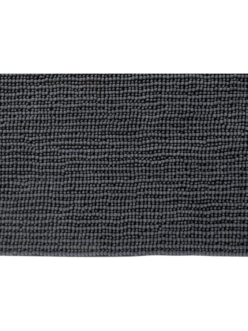 Guy Levasseur   Tapis de bain en polyester uni   gris anthracite