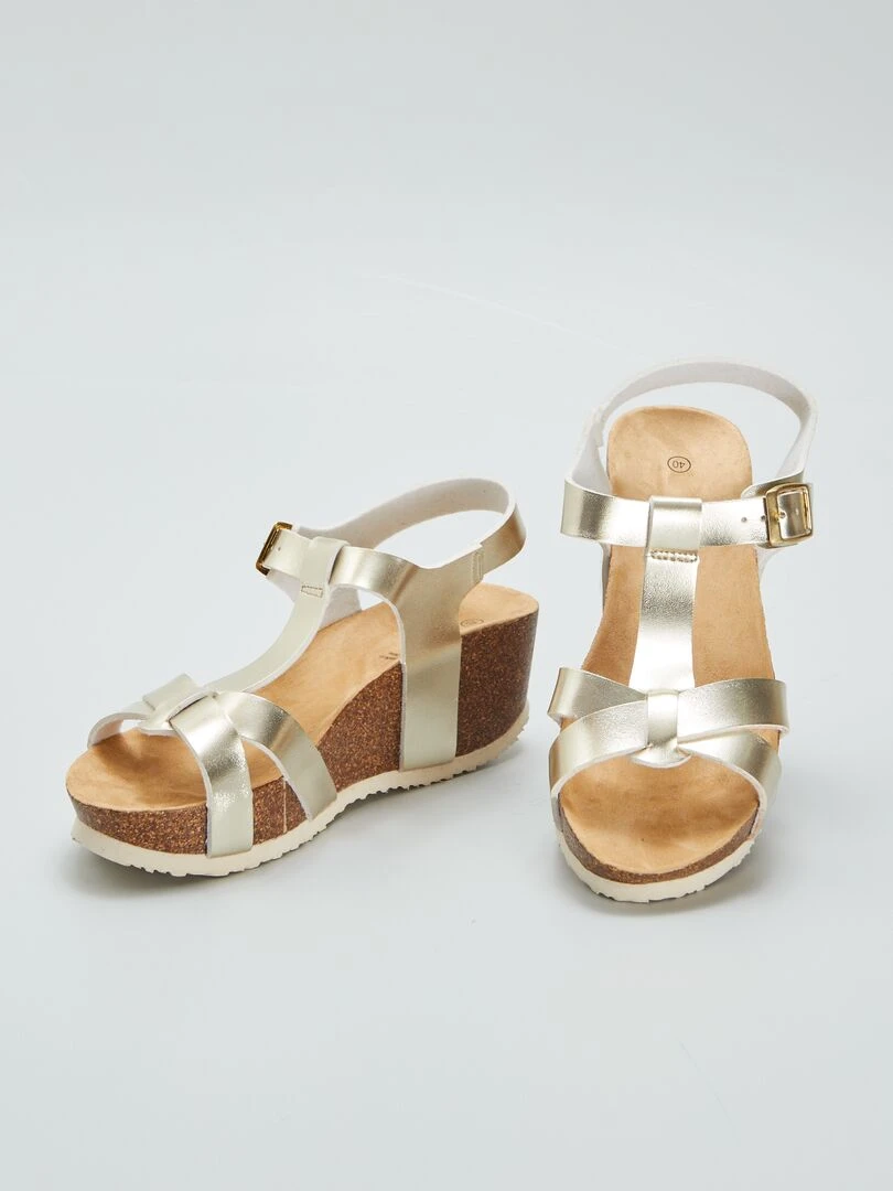 Sandales à talon   Beige