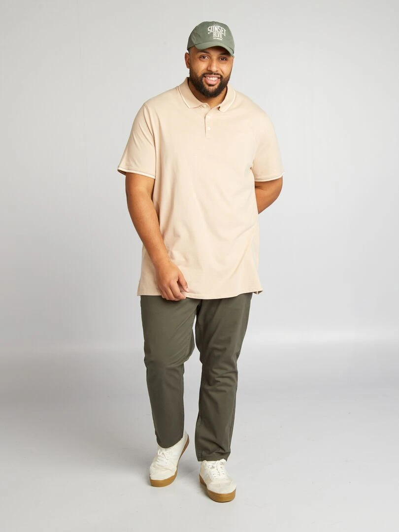 Pantalon chino slim L30   Beige