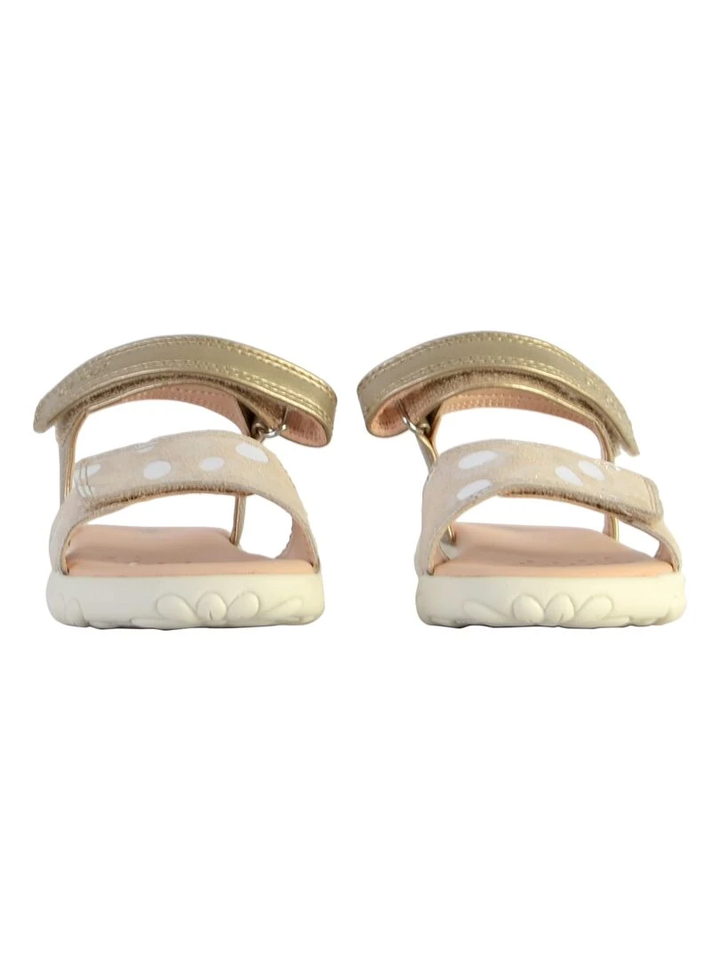 Sandale Cuir Enfant Geox Haiti   Beige