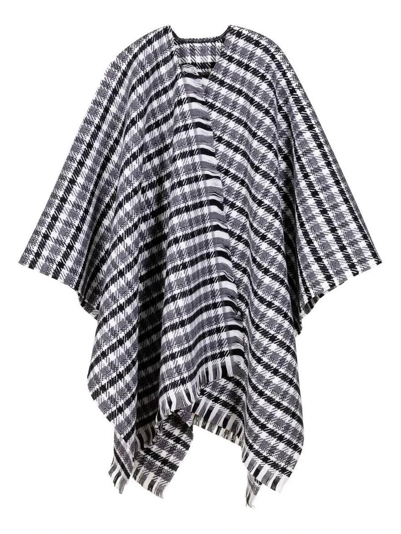 Poncho Talia Fabriqué en France Noir