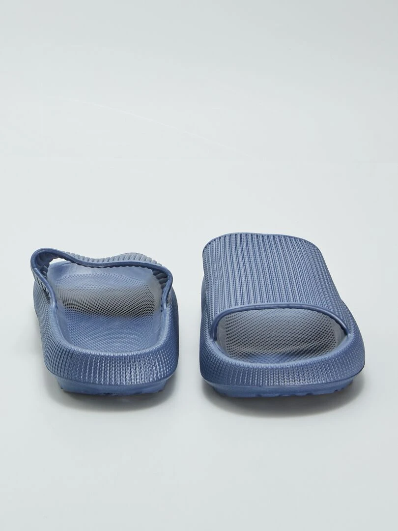 Sandales en plastique moulé   Bleu marine