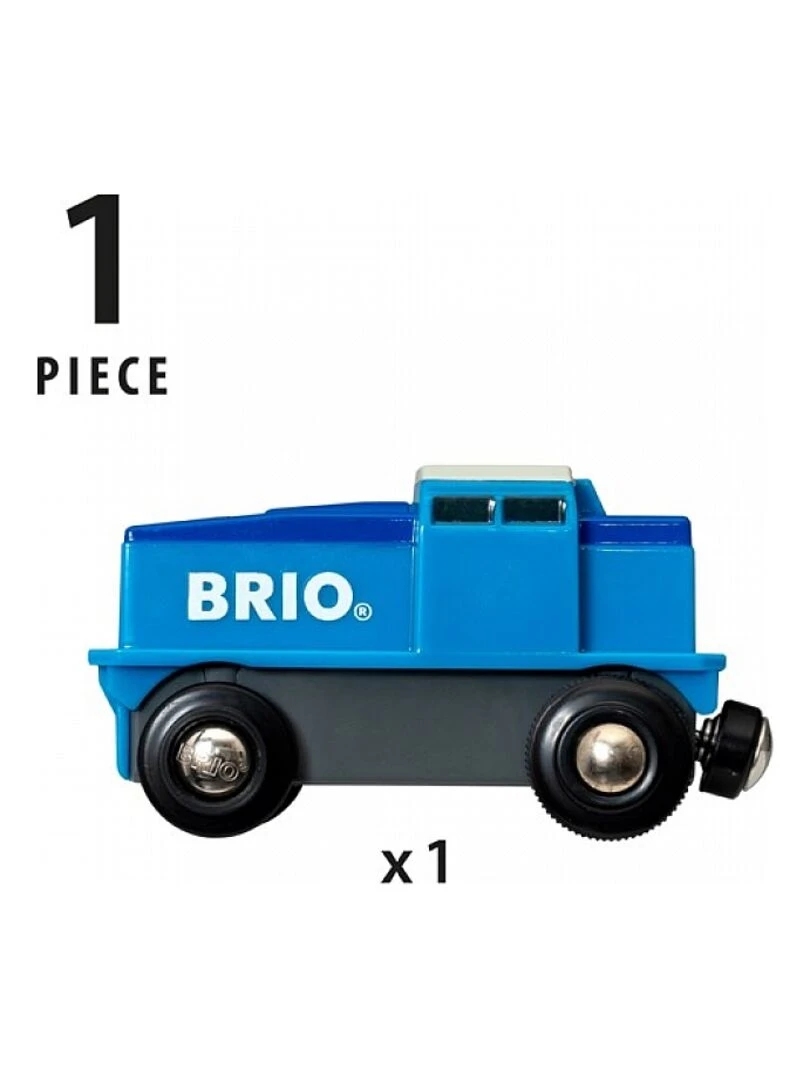 'brio' 33130 Locomotive De Fret Bleue A Piles   N/A