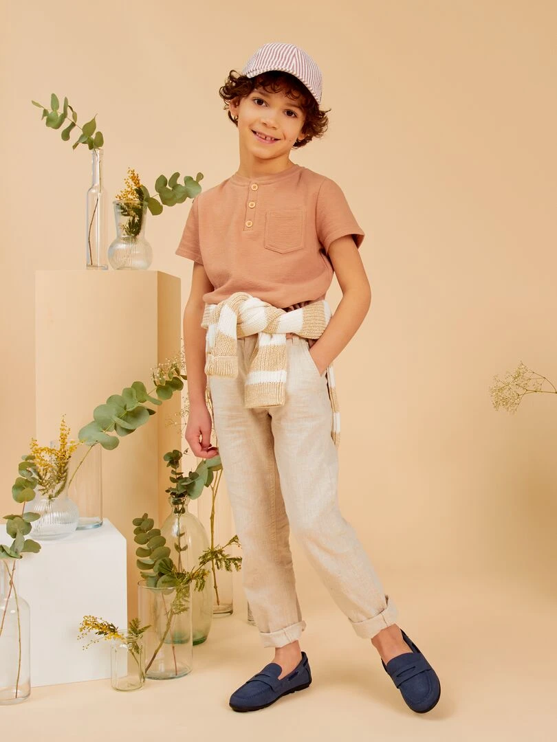 Pantalon chino léger Beige