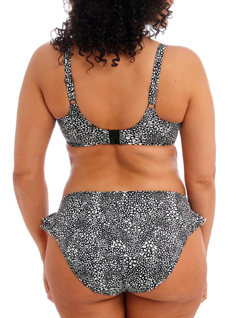 Culotte de bain volantée Pebble cove   Noir