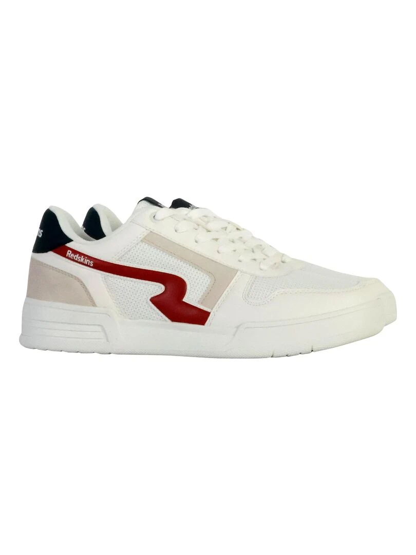 Basket à Lacets Redskins Finn   Blanc