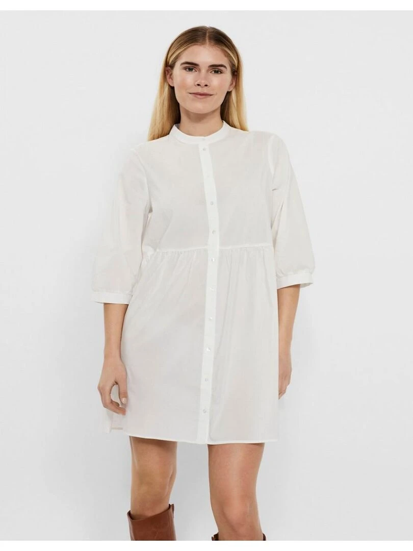 Robe courtes Vero Moda Blanc Blanc