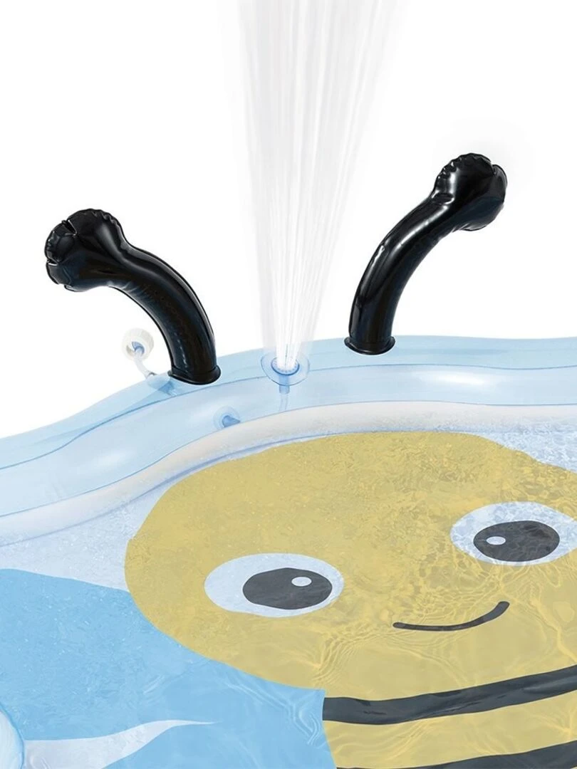 Piscinette gonflable fontaine abeille   Bleu