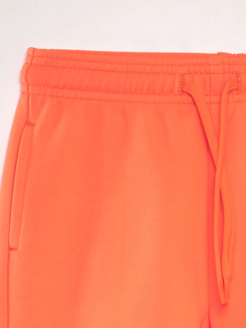 Bermuda en french terry Orange