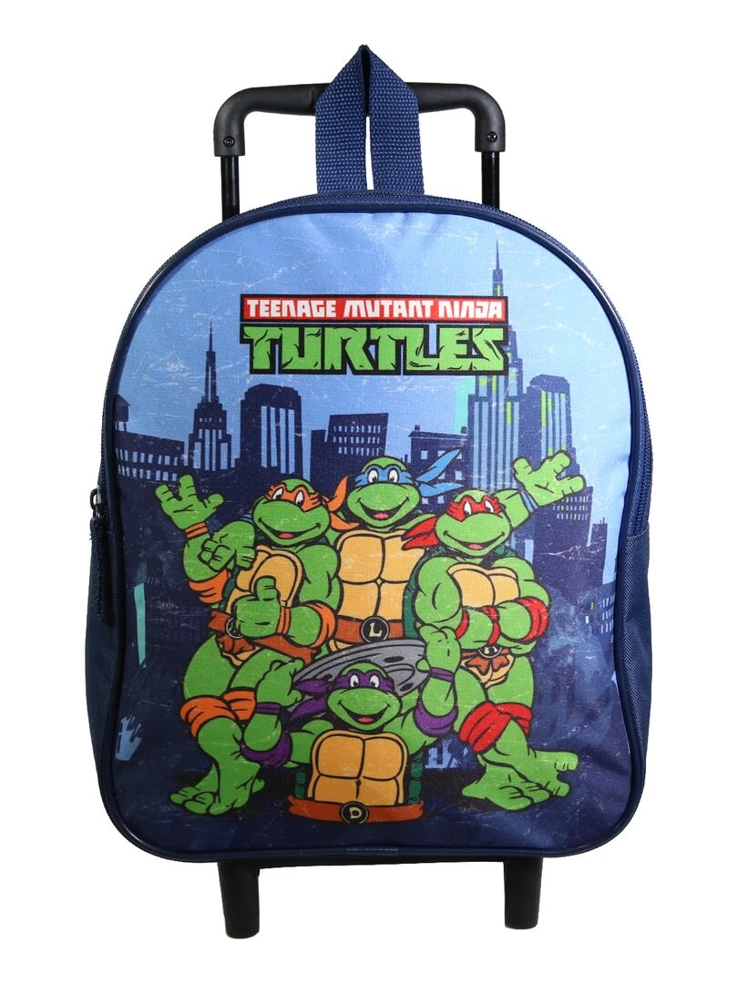 BAGTROTTER Sac à dos à roulettes 31 cm maternelle Tortues Ninja Bleu Bleu