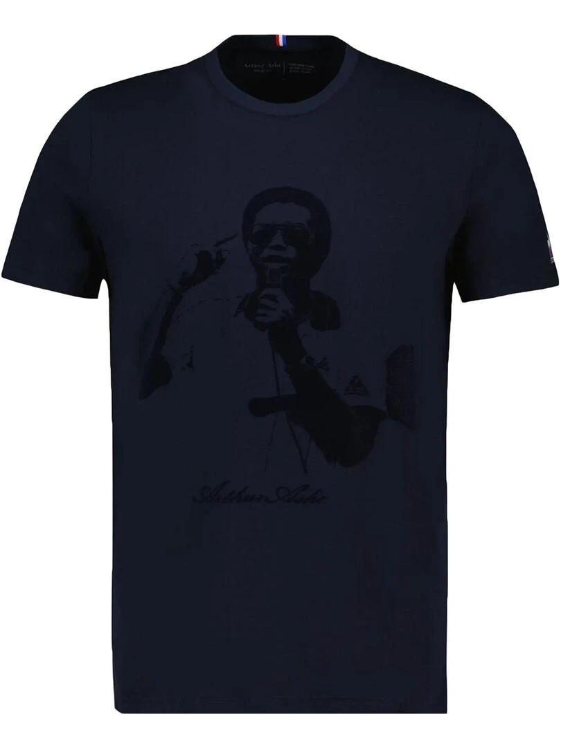 T shirt Le Coq Sportif Heritage Tee Ss N°1 Bleu marine