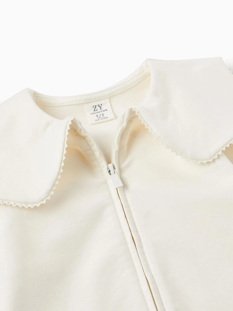 Manteau en coton pour fille  ATLANTIC COMPANY   Beige clair