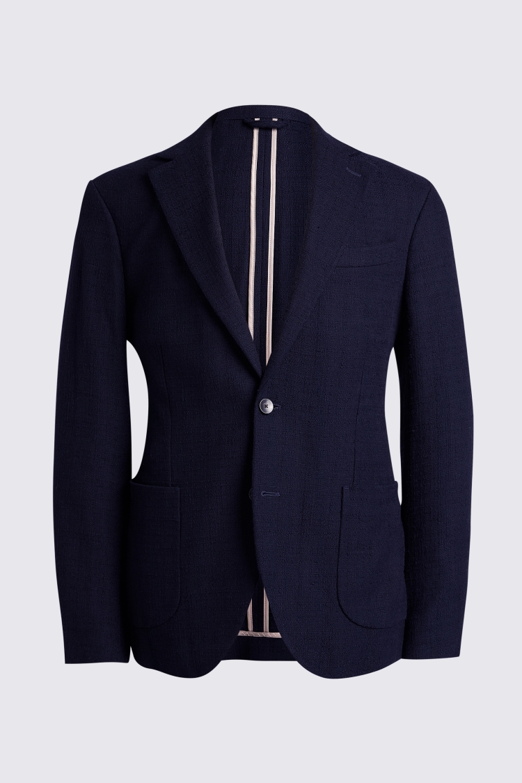 Tailored Fit Navy Hoxton Jacket     Buy Online at Moss