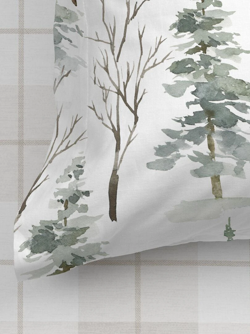 Drap housse Mystical winter "Happyfriday"   Blanc