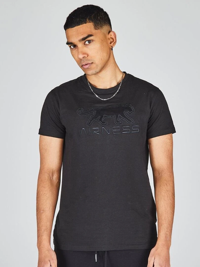 TEE SHIRT ZEPHYR Airness Noir