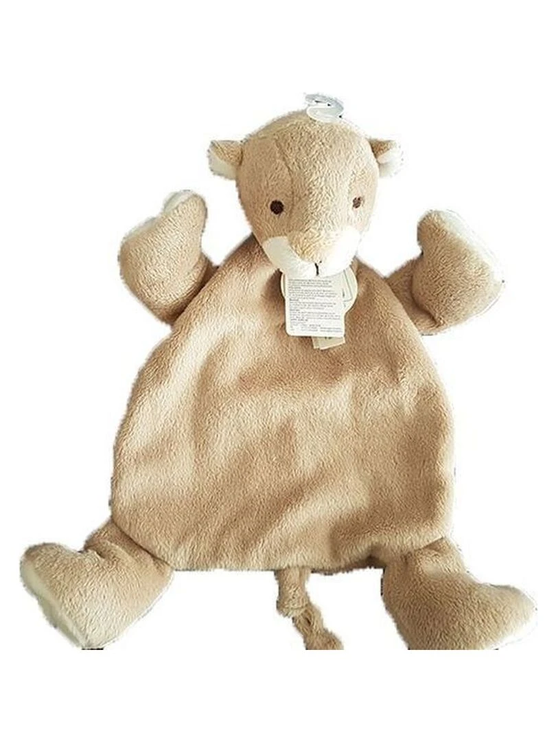 doudou Happy Horse Lion Marron Loulou Tuttle Animaux Plat Marron