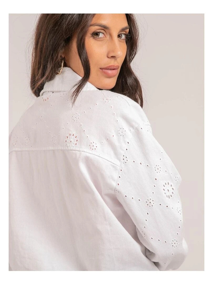 Veste broderies anglaises UKRINE   Blanc