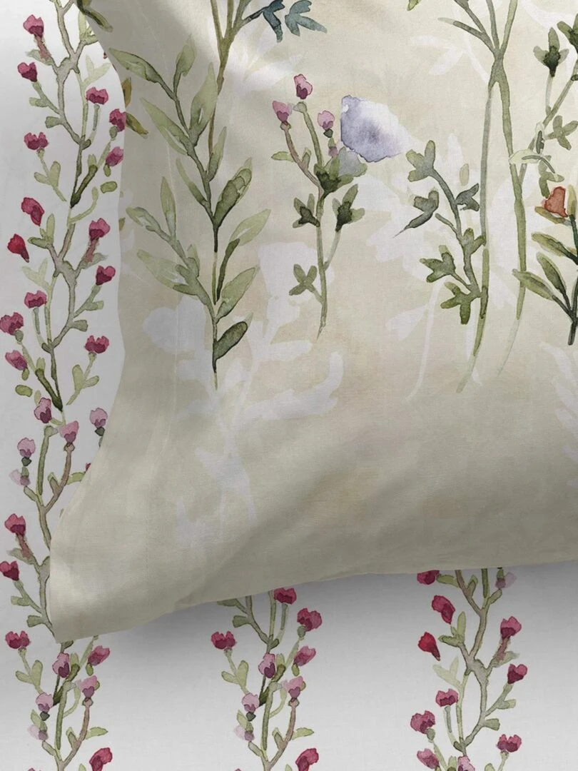 Drap housse Vernazza "Happyfriday"   Blanc