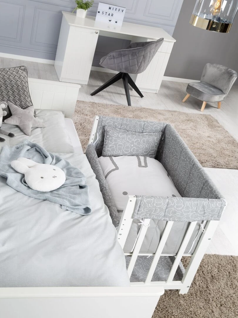 ROBA Berceau Cododo "Miffy®" 3en1 + Équipement Complet   Blanc
