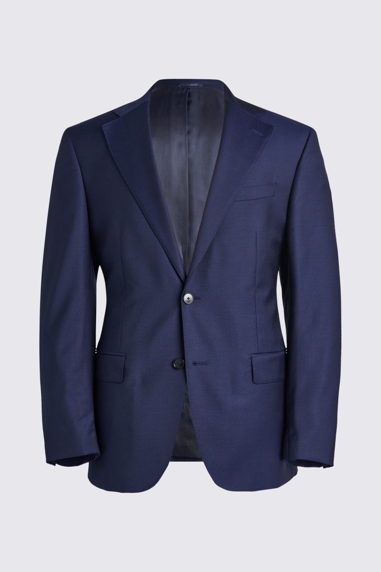 Slim Fit Navy Black Check Jacket   Buy Online at Moss