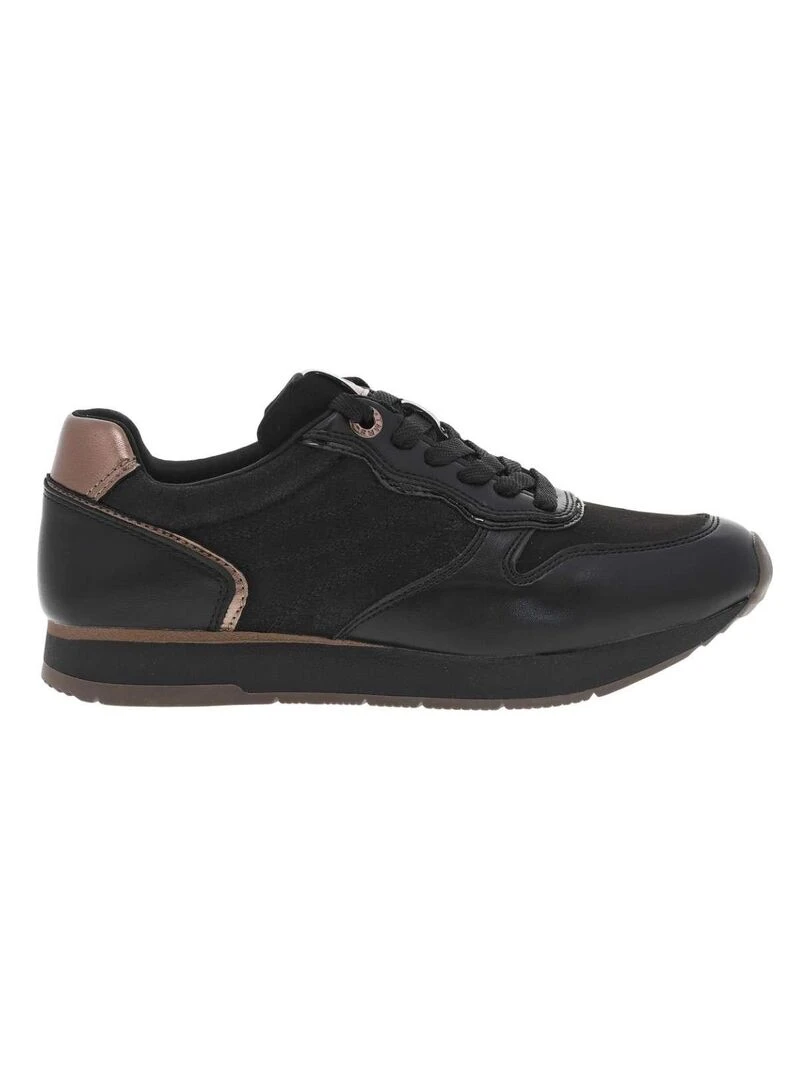 TAMARIS Baskets talon plat Noir
