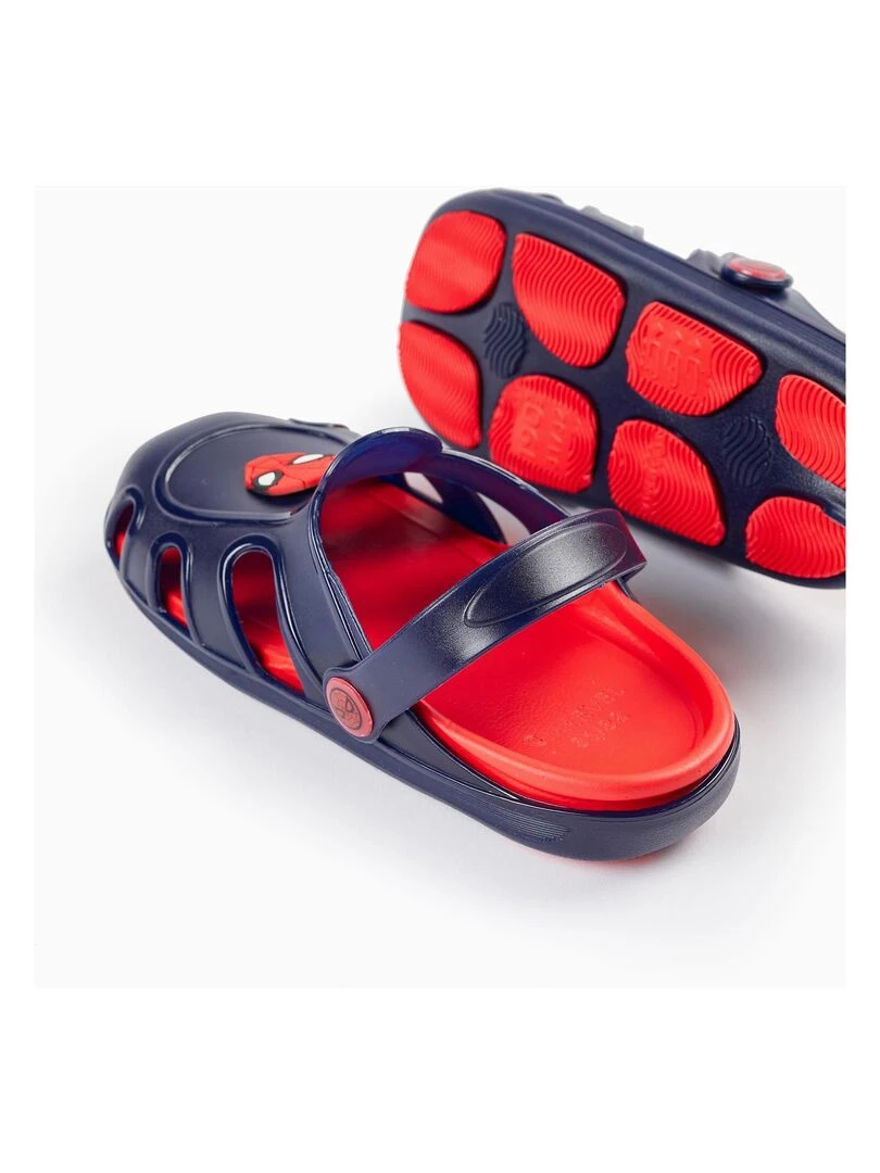 Sandales Clogs pour Garçon 'Homme Araignée   ZY Delicious'   Bleu foncé