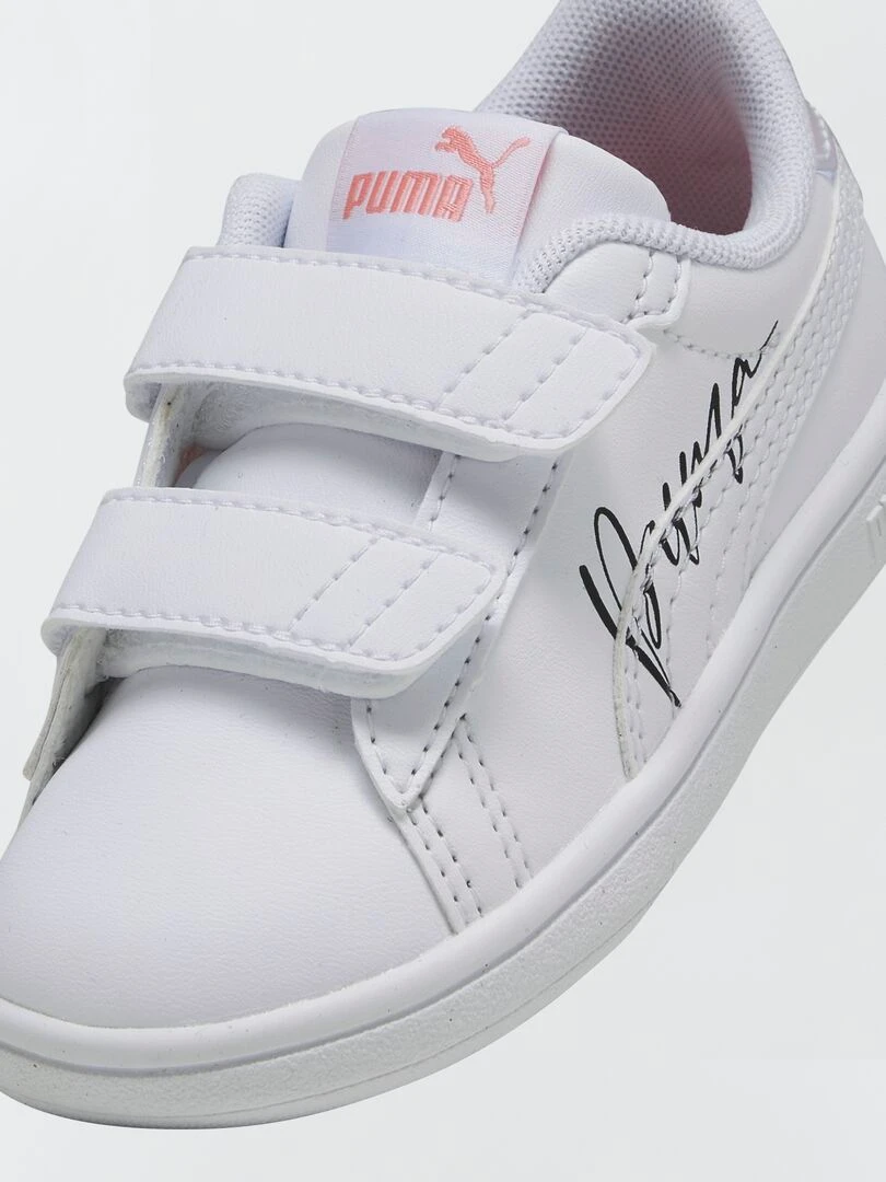 Baskets smash crystal 'Puma' blanc