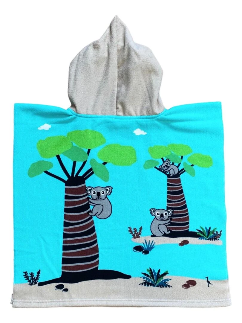 Poncho de bain microfibre Swing 60x120 250 g/m² Vert clair