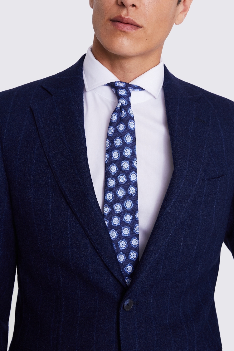 Ted Baker Tailored Fit Navy Check Jacket    Buy Online at Moss