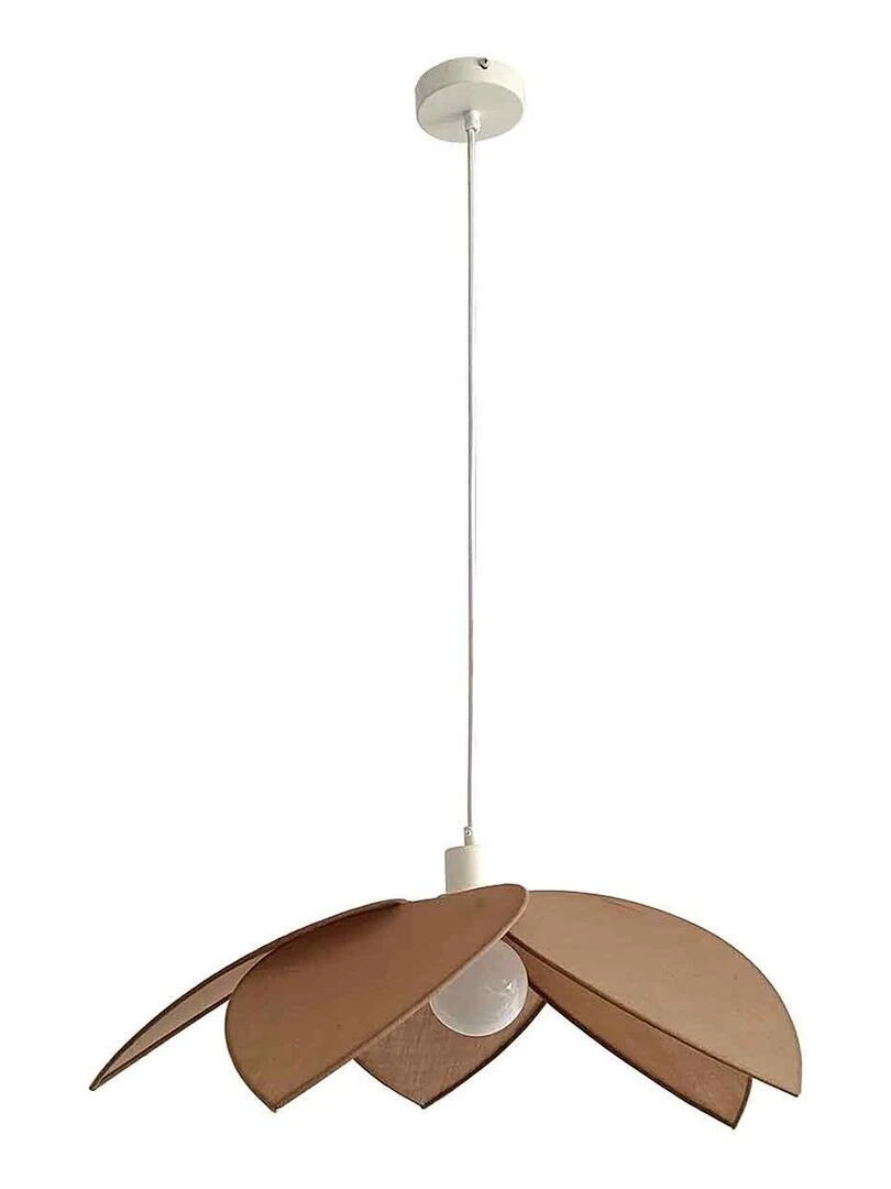 Suspension pétales de fleur Taupe