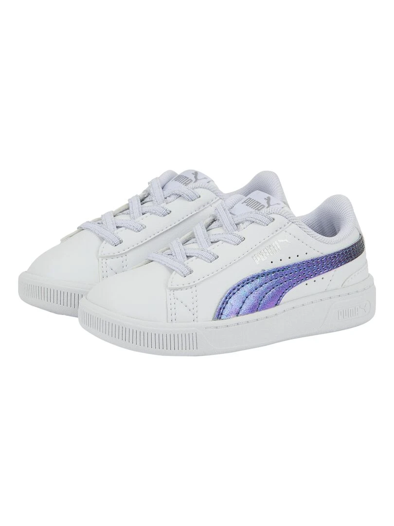 Basket Cuir Enfant Puma Vikky Bioluminescence ACInf Blanc