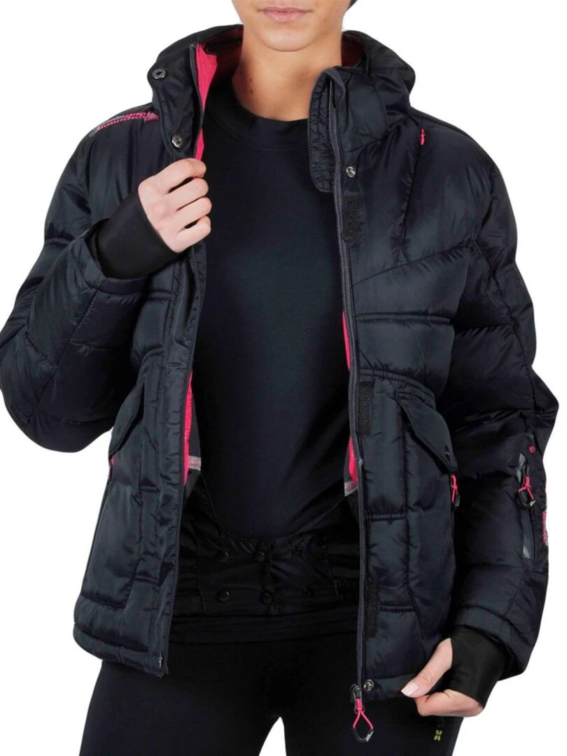 Doudoune de ski femme ANECY   PEAK MOUNTAIN   Noir Noir