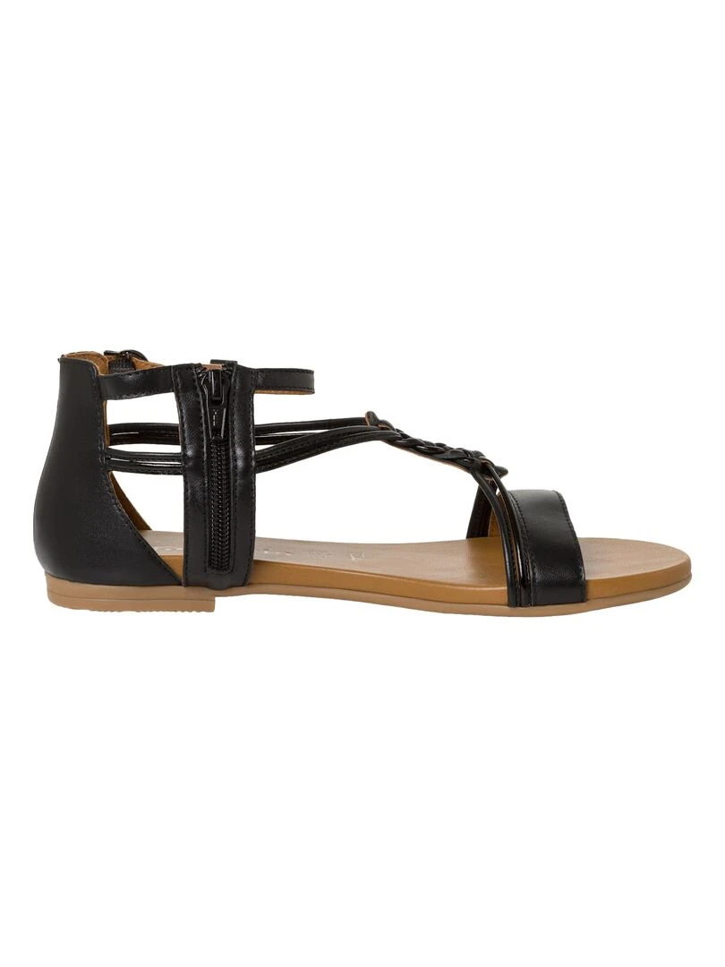 Sandale Plate Cuir Tamaris Essentials Noir