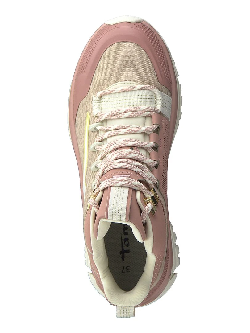 Basket à Lacets Montante Tamaris   Rose