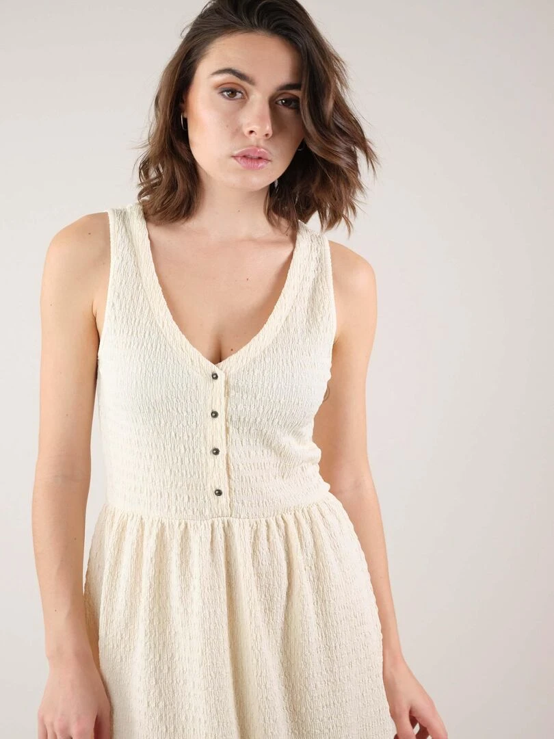 Robe sans manches pour femme 'Deeluxe' Blanc