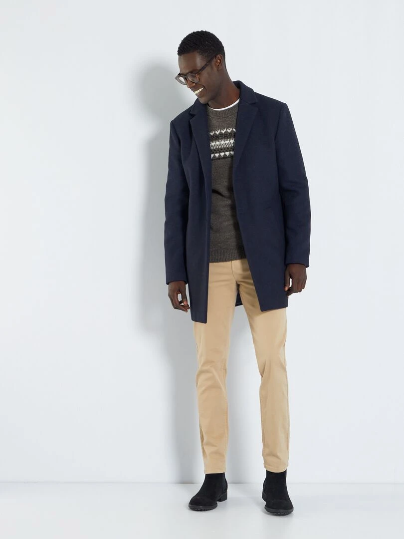 Jean slim 5 poches L32 beige