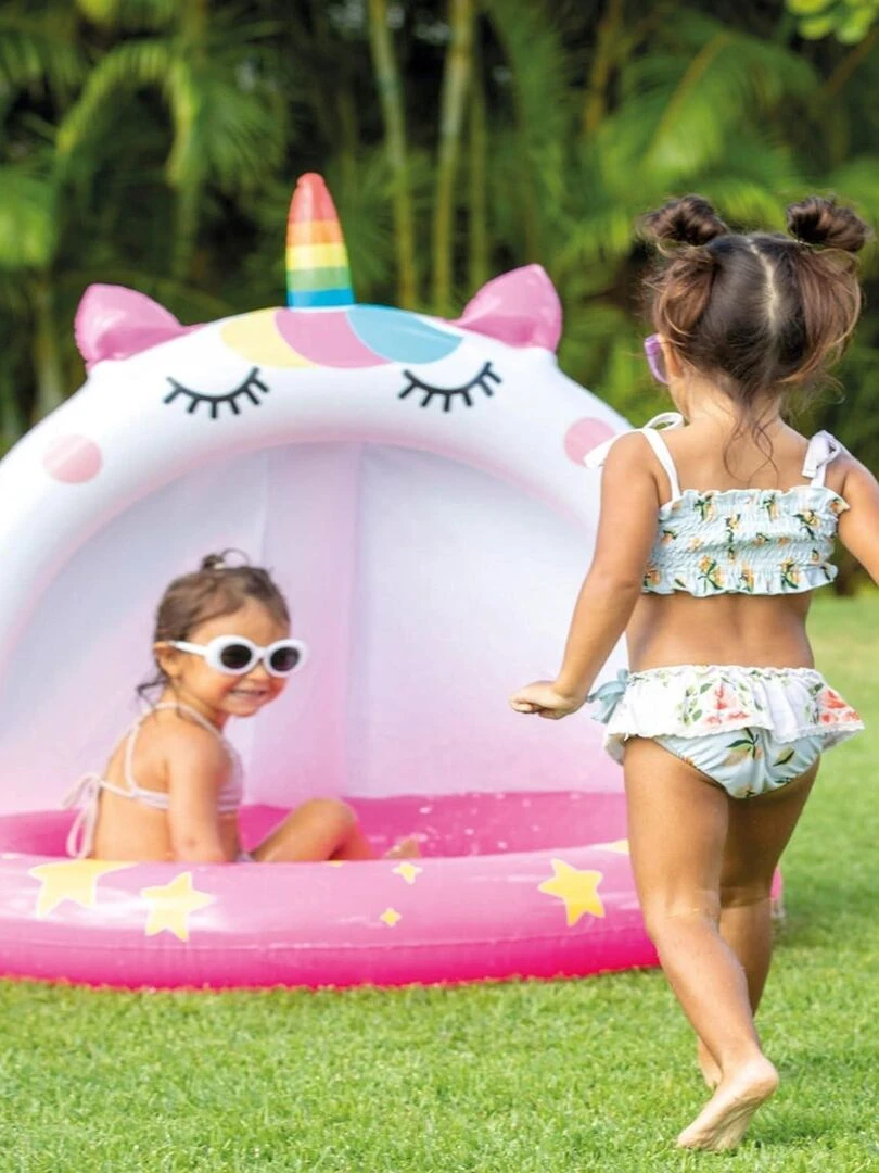 Caticorn   Piscine gonflée pour bébé   Rose