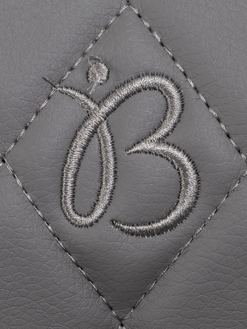 Bebelissimo   Chaise haute 2 en 1   Evolutive   Réglable   bois de Hêtre   PU cuir   gris foncé  HA    Gris