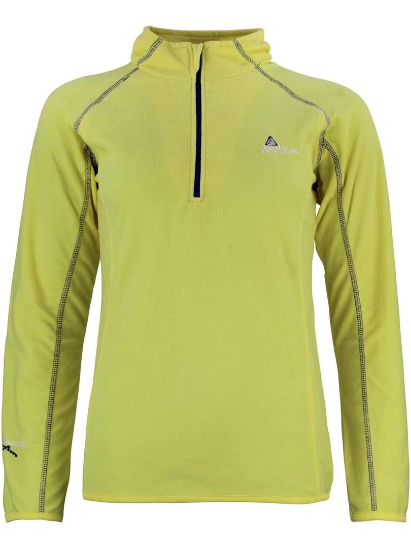 Sweat polaire fille FAFINE PEAK MOUNTAIN Jaune