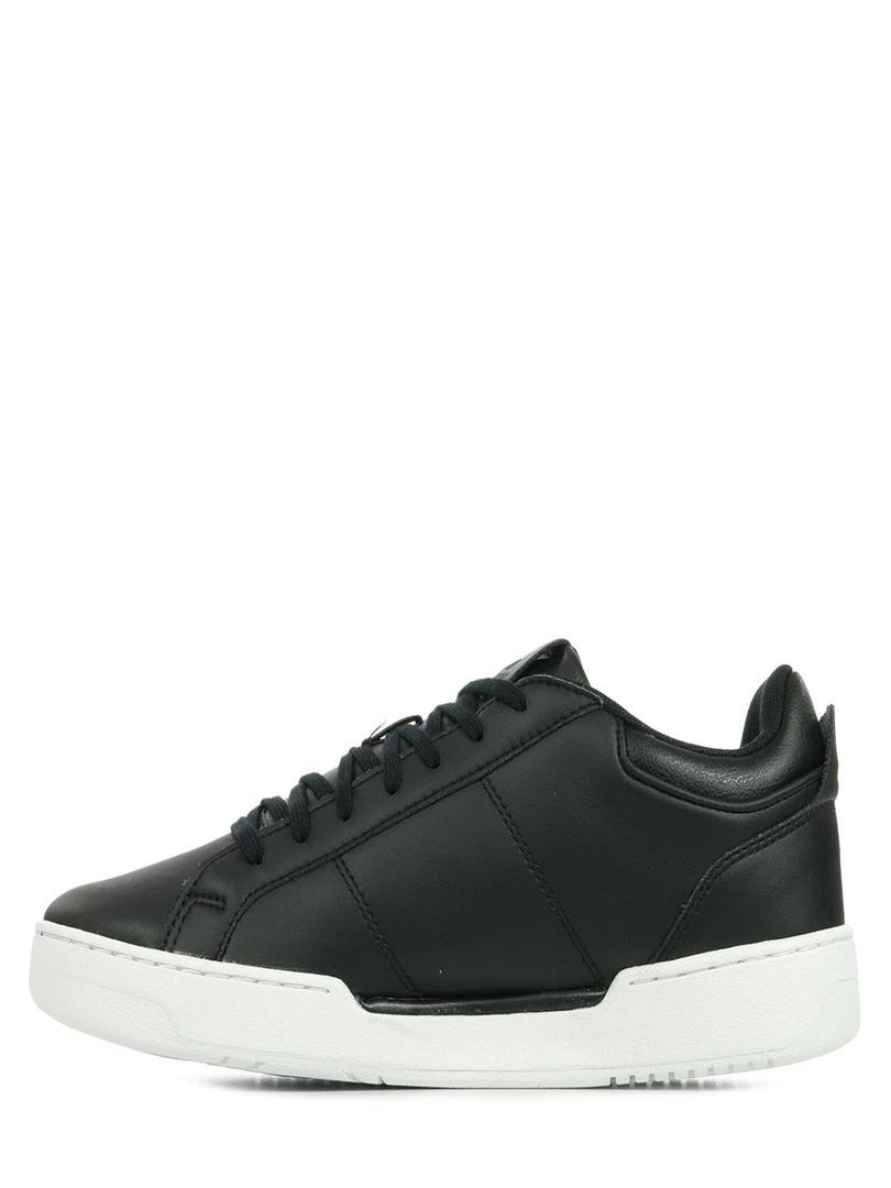 Baskets Le Coq Sportif Stadium Leather Mix   Noir